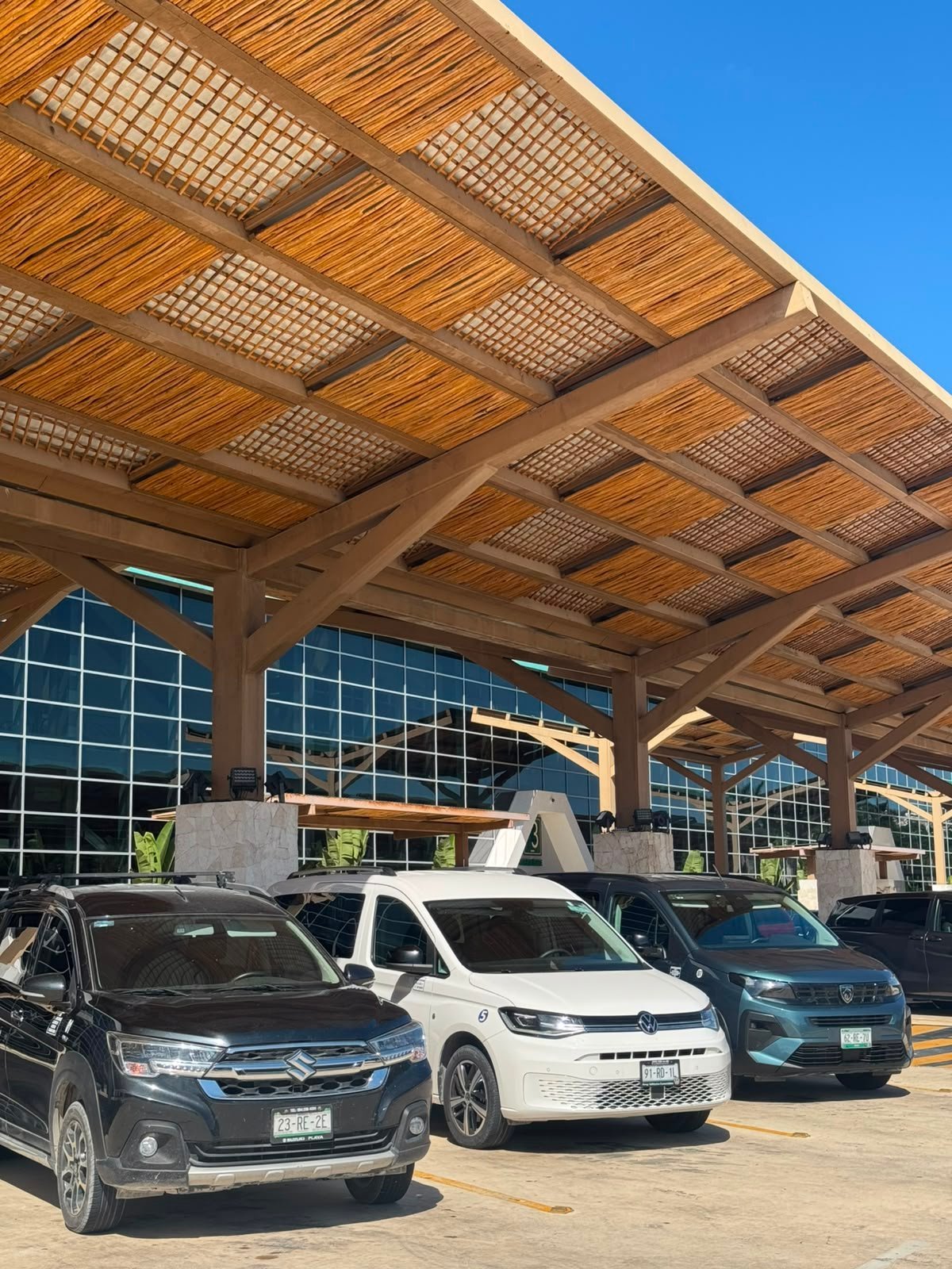 TTC private transfer fleet at Tulum International Airport