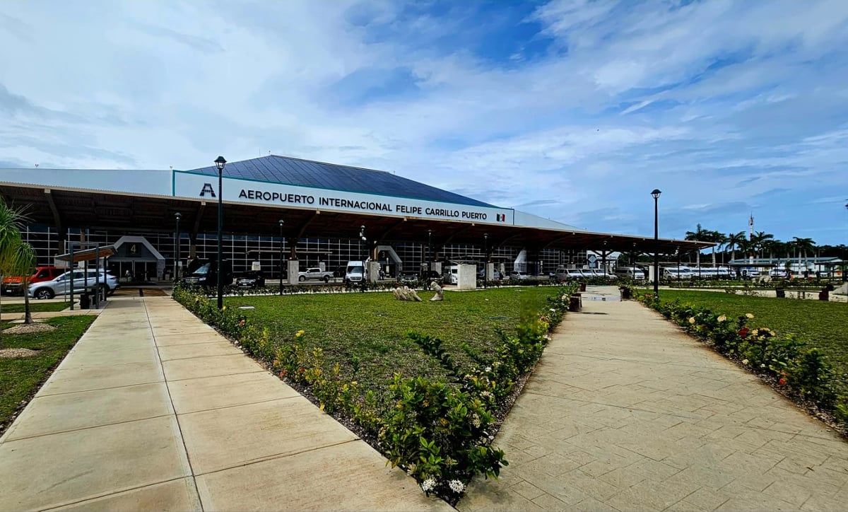 Tulum International Airport terminal exterior